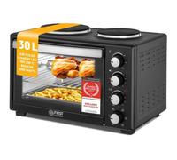 Mini-four multifonction 30L - WOOPSO - 3200 W - 6 modes de chauffage - 230°C max - Plaques de cuisson incluses