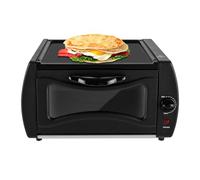 Mini four multifonction compact de table avec chaleur tournante, petit four à pizza pour petites cuisines, camping et pâtisserie quotidienne