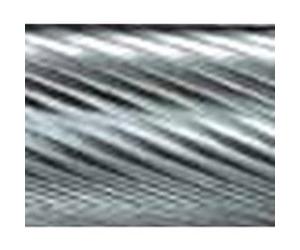 Mini-fraise sur tige de 3 mm, en carbure, forme sphérique cylindrique WRC (bout rond), denture 5, Forme : WRC 0313, Ø de la tête 3 mm G