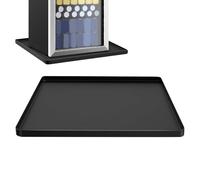 Mini Fridge Mat - 60x60cm Waterproof Silicone Pad Non Slip Refrigerator Floor Mat with Raised Edges Anti Spill Protective Mats for Fridge Freezer Appliance Base