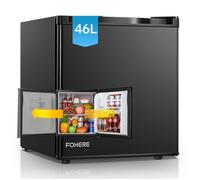 Mini Frigo de Chambre 46L, Petit Frigo Silencieux Avec Conglateur, Porte Rversible, Pieds Rglables, Mini rfrigrateur