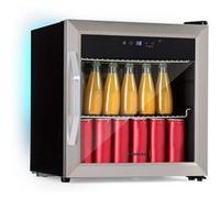 Mini frigo - Klarstein - Coachella 50 - Réfrigérateur bar - 47L - CEE F - WiFi - Acier inoxydable Inox G