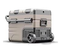 Mini Frigo Mini Frigo Voiture Glacière Electrique Voiture Avec Roulettes Et Poignée Conception À Double Porte 35 L/45 L/55 L for Bureau Ou Pique-Nique En Plein Air(60 * 40 * 50.5cm)