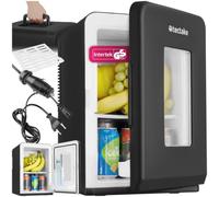 Mini Frigo Portable 2 en 1 Eco Silencieux pour Voiture Maison 27 x 31 x 41 cm