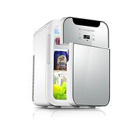 Mini-frigo | Réfrigérateur de voiture | Glacière et réchauffeur portatifs | Capacité 20L | 12V / 220-240V | Petit Réfrigérateur Congélateur Double Porte | pour les cosmétiques, la nourriture, les bois