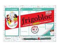 PlayBac Calendrier Mini Frigobloc Hebdomadaire 2026 avec un stylo 4 couleurs (sept. 2025–déc. 2026)