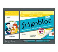 Mini Frigobloc Hebdomadaire 2024-Calendrier d'organisation familiale/ sem (sept. 2023-dec 2024) - sept.23-24 - Collectif - Play Bac Eds - Calendrier