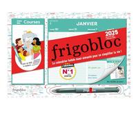 Mini Frigobloc Hebdomadaire 2025 avec un stylo 4 couleurs (de janv. à déc. 2025)