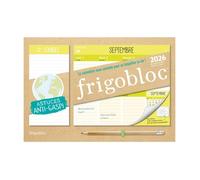 Mini Frigobloc Hebdomadaire 2026 Anti-Gaspi (de sept. 2025 à déc. 2026)