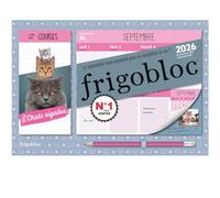 Mini Frigobloc Hebdomadaire 2026 Chats Rigolos (de sept. 2025 à déc. 2026)