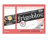 Mini Frigobloc Hebdomadaire 2026 – Cuisine AZ (de sept. 2025 à déc. 2026) – Édition 2025