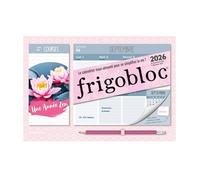 Mini Frigobloc Hebdomadaire 2026 Une Année Zen (de sept. 2025 à déc. 2026)
