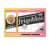 Mini Frigobloc Hebdomadaire Cuisine AZ 2027 - Calendrier familial (de sept. 2026 à déc. 2027)
