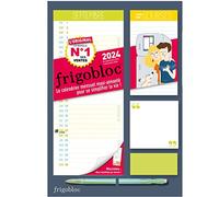 Collectif – Mini Frigobloc Mensuel 2024 – Calendrier familial (sept.2023–dec.2024) – PlayBac
