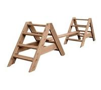 Mini funambule - parcours de motricité en bois Beige