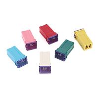 Mini fusible carré 32V 20A 25A 30A 40A 50A60A Fusible de voiture automobile avec boîte en Câblage de protection (Color : B)