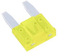 Mini fusible plat 20 A MTA Automotive 341631 534990 jaune