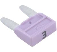 Mini fusible plat 3 A MTA Automotive 341.122 330.022 violet