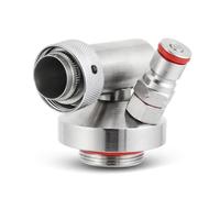 Mini fût de bière en acier inoxydable, serrure à bille, distributeur de robinet, fût de bière, connecteur à raccord rapide for Mini fût de bière, lance de brassage à domicile