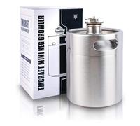 Mini fût en acier inoxydable de 2 litres - brasseur de bière portable avec soupape d'échappement - capuchon conçu pour garder les