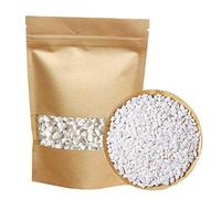 Mini galets décoratifs blancs pour vase - Cactus - Bonsaï - Bricolage - Plante de jardin - Gravier intérieur et extérieur - Pour aquarium, terrarium, jardinage féérique, revêtement supérieur - 1 kg