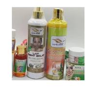 Mini Gamme Teint Claire ¿ Pour Teint Métissé Gel Douche Gommant, Lait, Lotion & Crème Visage Pour Un Teint Jaune Parfait Multicolore