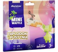 Mini gaufrette 25el Diplodocus dragon et désert