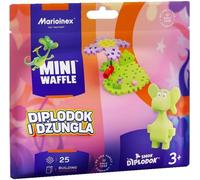 Mini gaufrette 25el Diplodocus dragon et jungle