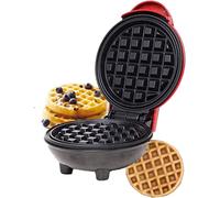 Mini Gaufrier + Gril + Plaque Chauffante, Ensemble 3 En 1 - Gaufrier Rond Électrique, Panini, Pommes De Terre, Gaufres, Autres Collations Pour Le Petit-Déjeuner