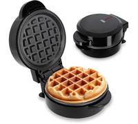 Mini Gaufrier | Machine À Gaufre Belge Forme Ronde | Parfait Pour Une Personne, Une Fête, Un Anniversaire D'Enfant | Revêteme[YC367]
