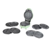 Mini Gaufrier - Plaques De Cuisson Amovibles Antiadhésives 5 En 1, Créez Des Gaufres Pour Les Célébrations, Noël, La Saint-V[AA212]