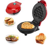 Mini Gaufrier Rond Appareil Gauffres et Pancakes Idal pour Cadeaux de Nol et Anniversaires dEnfants