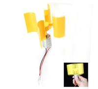 Mini générateur d'éoliennes Verticales, Kit De Bricolage Petites Éoliennes, Turbine éolienne 0,55 W 5,5 m/s générateur éolien Vertical Kit Moteur générateur éolien Modèle à Monter soi-même