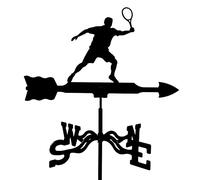 Mini girouette en Forme d'animal, girouette décorative, Support de, Piquet de Cour, indicateur de Direction du Vent en Acier Inoxydable, Outil de Mesure de scène de Ferme