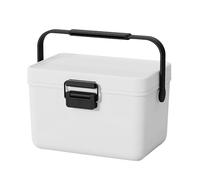 Mini glacière rigide isolée pour aliments et boissons, 3,8 L portable avec poignée pour camping, voyage et utilisation à la maison