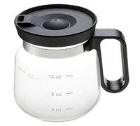 MINI GLASS CAFEP POT 16oz, tasse de voyage avec couvercle de paille pour thé chaud, chocolat chaud
