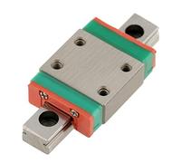 Mini glissière linéaire, LWL7B Largeur de 7mm de rail de glissière linéaire de guide de rail linéaire en acier à roulement miniature avec bloc de glissière(40MM)