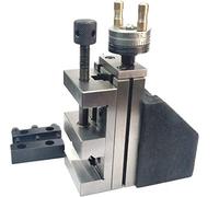 Mini glissière verticale (90 x 50 mm) avec étau en acier de 50 mm - Fraisage instantané sur petits tours d'établi (glissière verticale avec étau en acier de 5,1 cm)