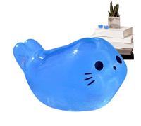 Mini Glow Seal - Little Resin Animal Figurine for Doll House Décor and Party Supplies | Petit De Phoque pour Les Cadeaux De Pâques, Présentation De Table, Décoration De Chambre pour ,