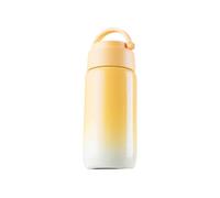 Mini Gobelet Isotherme, Gourde Inox, Anti-fuite et Léger, Maintient Les Boissons Chaudes ou Froides, Idéal pour Le Sport, Les Voyages et L'école(Yellow)