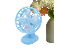 Mini Gold Desk Fan, Decorative Fake Model Dollhouses, Creative Display Prop for Collectors and Kids, Decorative Tool Charming Fan, for Apartment Living Room Bedroom Office Cafe Kitchen