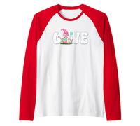 Mini Golf GNOME for Women Funny Golfing Graphic Love Golf Manche Raglan