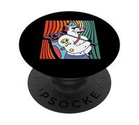 Mini Golf Licorne Humour Famille Golfeurs PopSockets PopGrip Adhésif