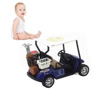 Mini Golf Model | Diecast Metal Golf Cart Models | Pullback Action Cart Assembly Model Play Vehicle Girls Cake Decoration