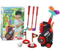 Mini-golf pour enfants avec chariot à roulettes
