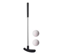 Mini Golf Putter - Portable Tabletop Golf Putteing Set with Zinc Alloy Head and Stainless Steel Shaft | Indoor Practice Golfs Club for School Home Use with 2 Golfs Balls
