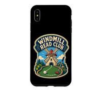 Mini-Golf Windmill Read Club Moulin Putt Parcours Coque pour iPhone XS Max