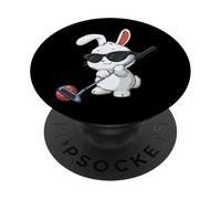Mini Golfeur de Golf Miniature Lapin de Pâques PopSockets PopGrip Adhésif