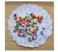 Mini Gommes En Forme De Pastèque Pour Enfants, 100 Pièces, Nouveauté, Fruit, Kiwi, Caoutchouc, Fournitures Scolaires, Cadeaux