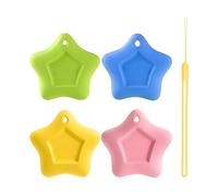 Mini Gommes Étoiles - Lot de 4 Gommes Antiperte,Gomme avec Sangle - École Bureau Maison Artistes